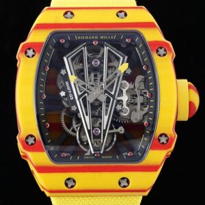 RM Factory Replica Richard Mille RM27-03 Tourbillon Yellow Nylon Strap