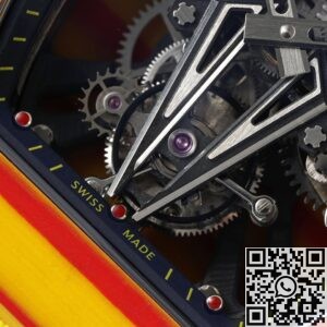 RM Factory Replica Richard Mille RM27-03 Tourbillon Yellow Nylon Strap