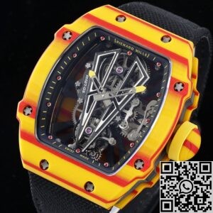 RM Factory Replica Richard Mille RM27-03 Tourbillon Black Nylon Strap Watches