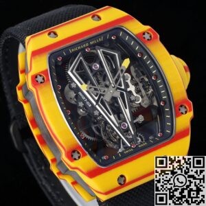 RM Factory Replica Richard Mille RM27-03 Tourbillon Black Nylon Strap Watches