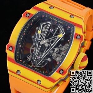 RM Factory Replica Richard Mille RM27-03 Tourbillon Orange Rubber Strap Watch