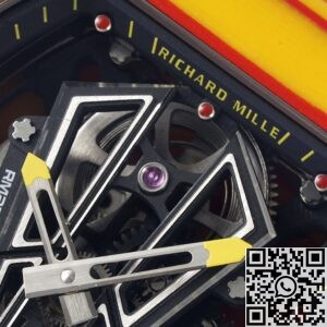 RM Factory Replica Richard Mille RM27-03 Tourbillon Orange Rubber Strap Watch