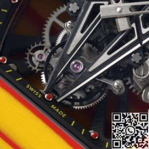 RM Factory Replica Richard Mille RM27-03 Tourbillon Orange Rubber Strap Watch