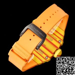 RM Factory Replica Richard Mille RM27-03 Tourbillon Orange Rubber Strap Watch