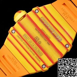 RM Factory Replica Richard Mille RM27-03 Tourbillon Orange Rubber Strap Watch