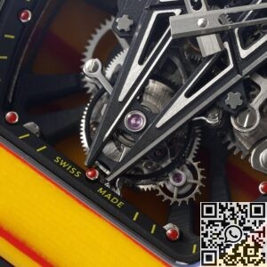 RM Factory Fake Richard Mille RM27-03 Tourbillon Black Rubber Strap Watches