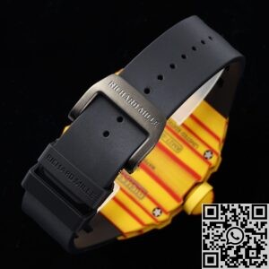 RM Factory Fake Richard Mille RM27-03 Tourbillon Black Rubber Strap Watches