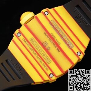 RM Factory Fake Richard Mille RM27-03 Tourbillon Black Rubber Strap Watches