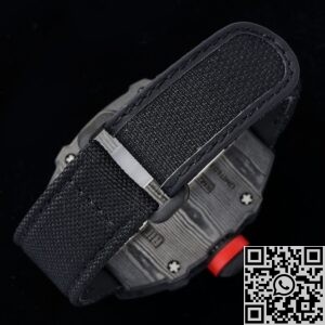 RM Factory Fake Richard Mille RM27-03 Tourbillon Black Nylon Strap