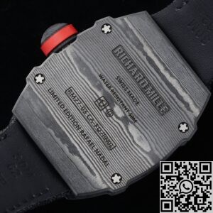 RM Factory Fake Richard Mille RM27-03 Tourbillon Black Nylon Strap