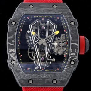RM Factory Fake Richard Mille RM27-03 Tourbillon Red Nylon Strap Watch