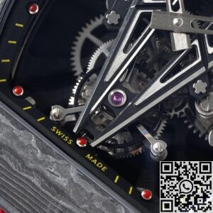 RM Factory Fake Richard Mille RM27-03 Tourbillon Red Nylon Strap Watch