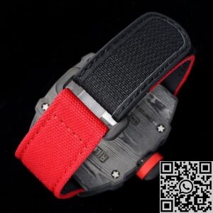 RM Factory Fake Richard Mille RM27-03 Tourbillon Red Nylon Strap Watch