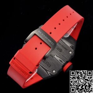 RM Factory Fake Richard Mille RM27-03 Tourbillon Black Rubber Strap