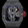 RM Factory Fake Richard Mille RM27-03 Tourbillon Black Carbon Fiber