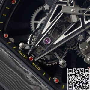 RM Factory Fake Richard Mille RM27-03 Tourbillon Black Carbon Fiber