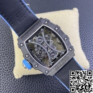 RM Factory Fake Richard Mille RM53-01 Tourbillon Blue Nylon Strap Watches