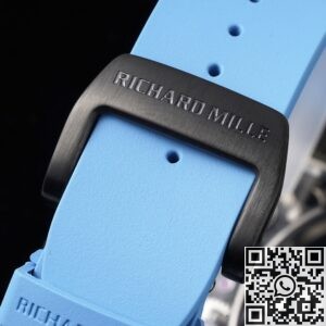 RM Factory Replica Richard Mille RM53-01 Tourbillon Blue Rubber Strap