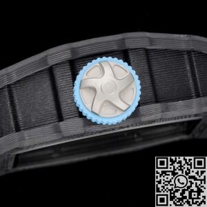 RM Factory Replica Richard Mille RM53-01 Tourbillon Blue Rubber Strap