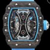 YS Factory Fake Richard Mille RM53-01 Tourbillon Blue Nylon Strap Watches