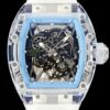 RM Factory Replica Richard Mille RM35-01 Blue Dial Transparent Strap