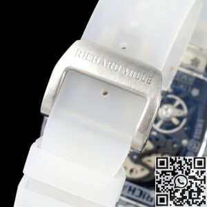 RM Factory Replica Richard Mille RM35-01 Blue Dial Transparent Strap