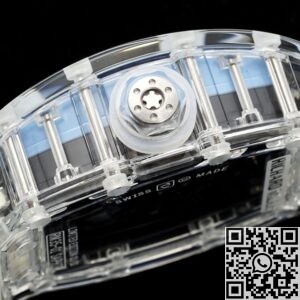 RM Factory Replica Richard Mille RM35-01 Blue Dial Transparent Strap