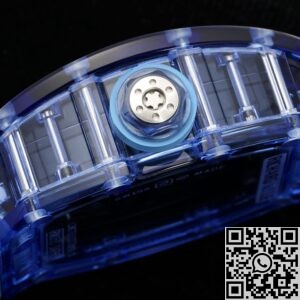 RM Factory Replica Richard Mille RM35-01 Blue Crystal Blue Strap