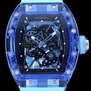 RM Factory Replica Richard Mille RM35-01 Blue Crystal Blue Strap