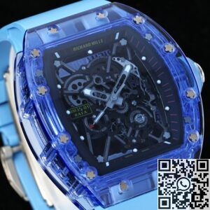RM Factory Replica Richard Mille RM35-01 Blue Crystal Blue Strap