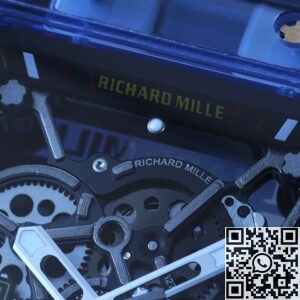 RM Factory Replica Richard Mille RM35-01 Blue Crystal Blue Strap