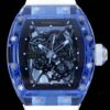RM Factory Fake Richard Mille RM35-01 Blue Crystal Watches