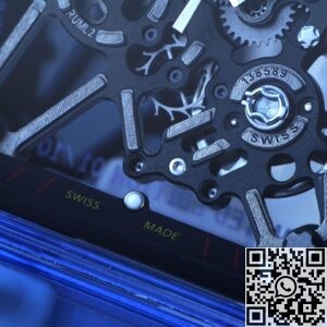 RM Factory Fake Richard Mille RM35-01 Blue Crystal Watches