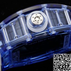 RM Factory Fake Richard Mille RM35-01 Blue Crystal Watches