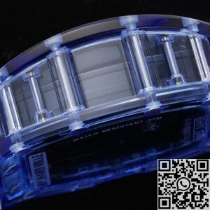 RM Factory Fake Richard Mille RM35-01 Blue Crystal Watches