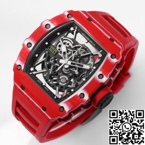 BBR Factory Replica Richard Mille RM35-02 Red Carbon Fiber Case