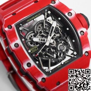 BBR Factory Replica Richard Mille RM35-02 Red Carbon Fiber Case