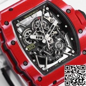 BBR Factory Replica Richard Mille RM35-02 White Strap Carbon Fiber