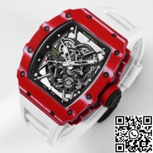 BBR Factory Replica Richard Mille RM35-02 White Strap Carbon Fiber