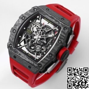 BBR Factory Replica Richard Mille RM35-02 Red Strap Watches