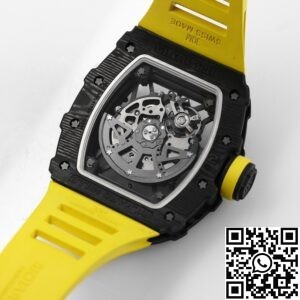 BBR Factory Replica Richard Mille RM35-02 Yellow Strap Watch