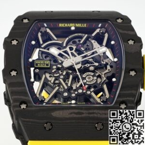 ZF Factory Replica Richard Mille RM35-02 Yellow Strap Watch