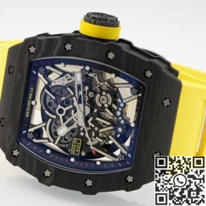 ZF Factory Replica Richard Mille RM35-02 Yellow Strap Watch