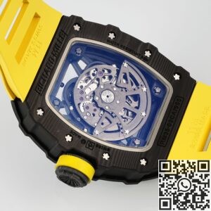 ZF Factory Replica Richard Mille RM35-02 Yellow Strap Watch