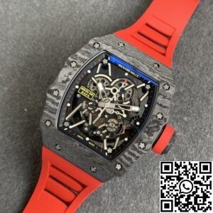 ZF Factory Replica Richard Mille RM35-02 Red Strap Watch
