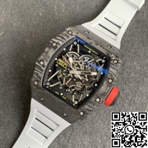 ZF Factory Fake Richard Mille RM35-02 White Strap Watch