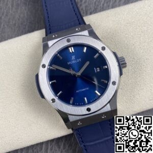 WWF Factory Fake Hublot Classic Fusion 511.NX.7170.LR Blue Dial