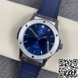 WWF Factory Fake Hublot Classic Fusion 511.NX.7170.LR Blue Dial