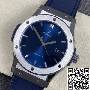 WWF Factory Fake Hublot Classic Fusion 511.NX.7170.LR Blue Dial
