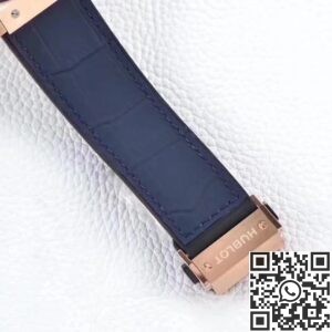 WWF Factory Replica Hublot Classic Fusion 511.OX.7180.LR 18K Gold Blue Dial